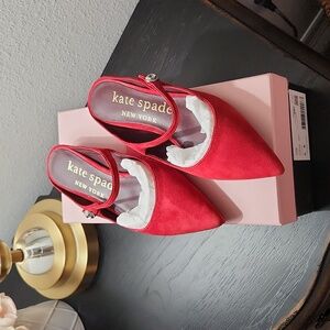 Kate Spade suede Meg Lava Falls